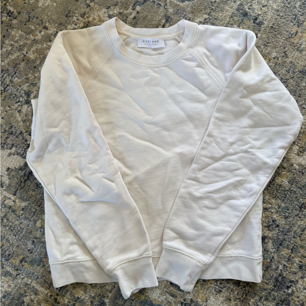 Everlane sweatshirt, off white , XS